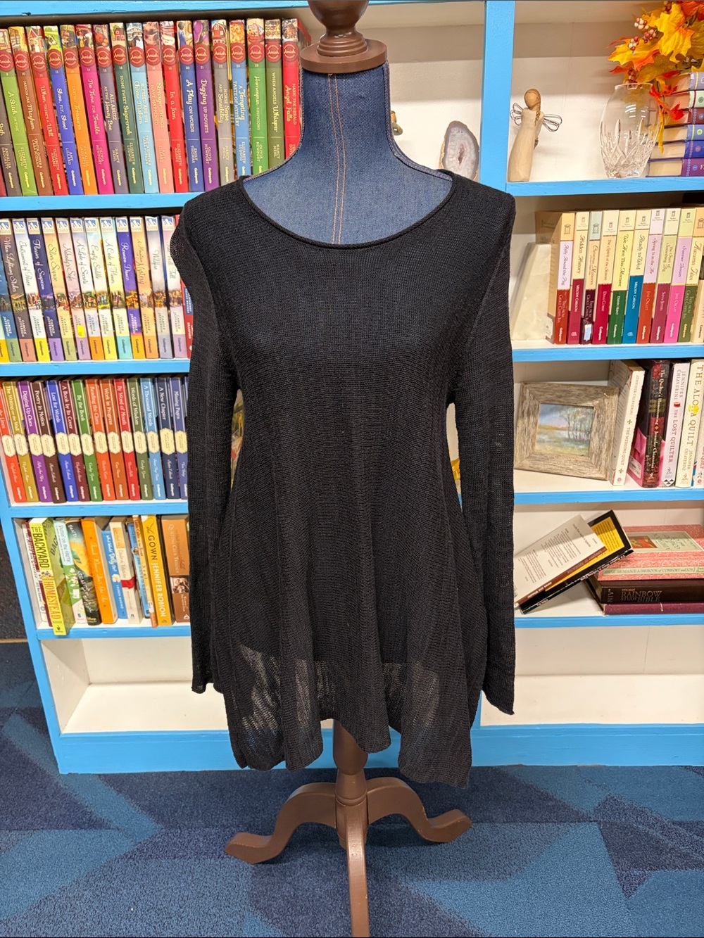 Eileen fisher black sweater size medium